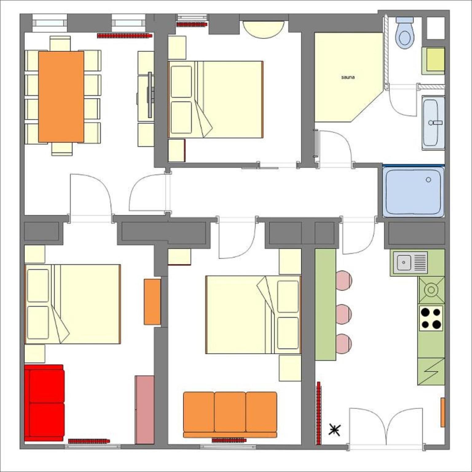 Brooklyn Sauna Apt By Ruterra Praha Eksteriør bilde